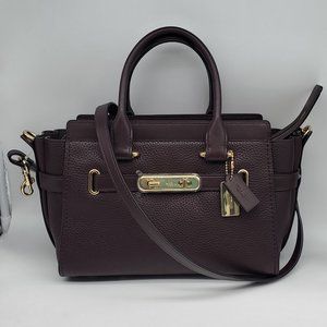 Coach Swagger 27 Satchel 87295 Oxblood